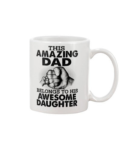 Daughter mug amazing dad awesome daughter htte