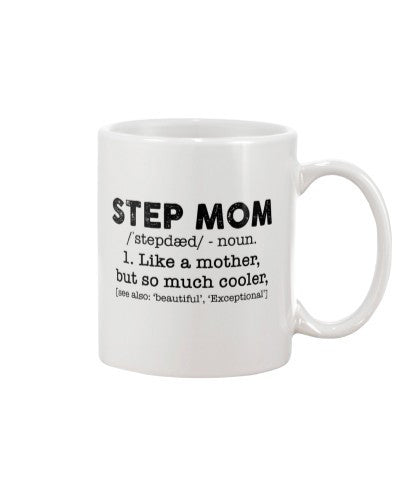 Daughter mug stepmom mother much cooler htte
