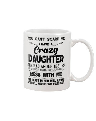 Daughter mug crazy daughter mwm ngvt