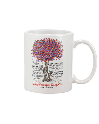 Daughter mug tqh mom love beautiful daughter