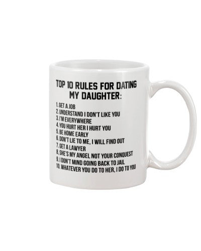 Daughter mug 10 rules daughter dating whatever htte