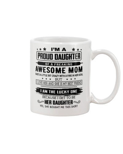 Daughter mug daughter mom luckyone htte