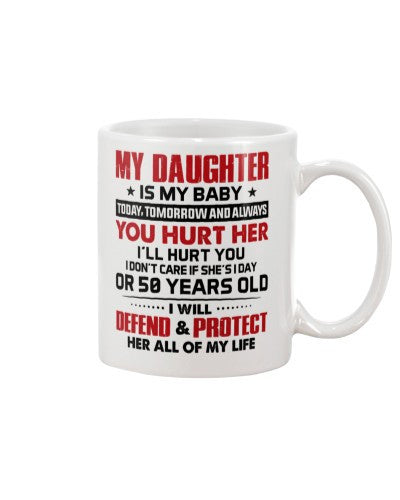 Daughter mug aoml my daughter baby ngvt