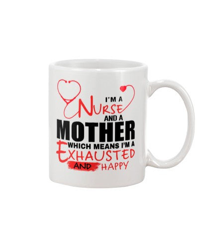 Daughter mug nurse mother exhausted ntmn