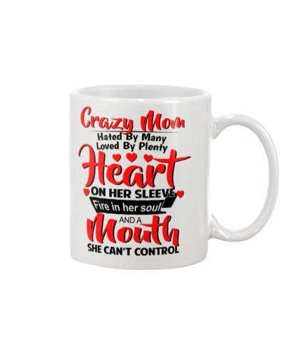 Daughter mug crazy mom heart mouth ngvt
