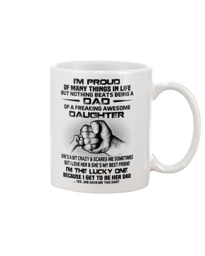 Daughter mug itlo dad proud daughter best friend htte
