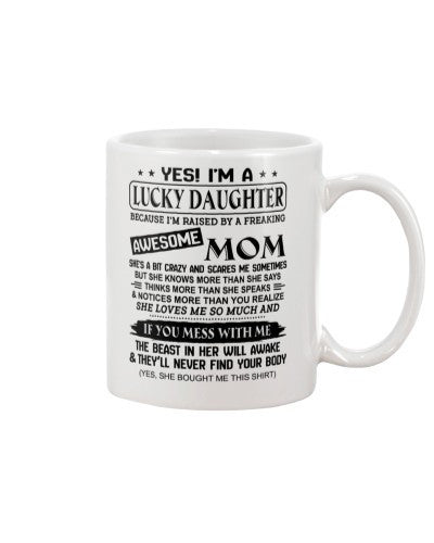 Daughter mug mom awesome daughter ngvt
