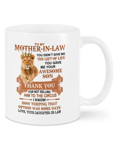 Daughter In Law mug-mug motheril know daughteril ddub htte