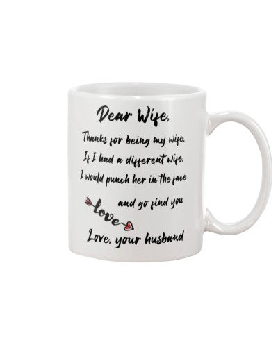 Wife mug wife face find husband ntmn