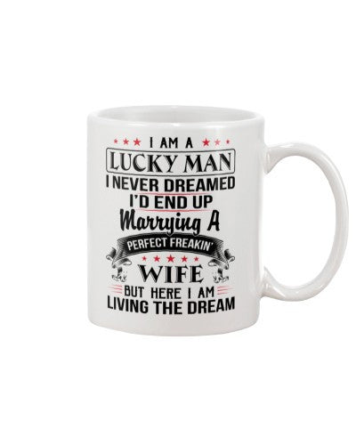 Husband mug lucky man marrying wife dhub ngvtt