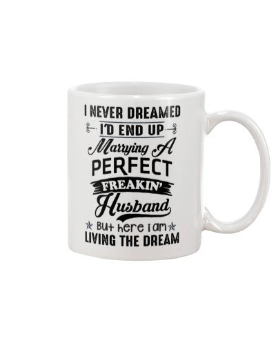 Husband mug tqh marying pefect husband