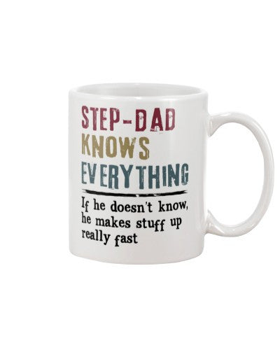 Grandfather mug stepdad knows really fast htte