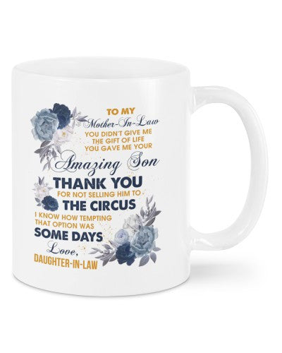 Daughter In Law mug-mug motheril option daughteril deua htte