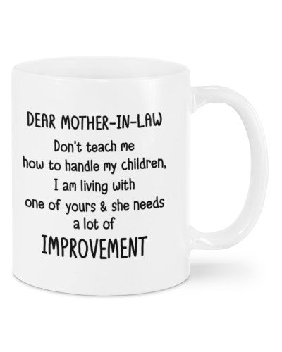 Daughter In Law mug-mug motheril she improvement dbub htte