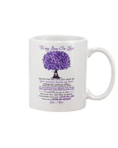 Son In Law mug tqh son in law heart
