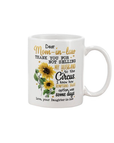 Daughter In Law mug mom inlaw circus daughter ntmn 1
