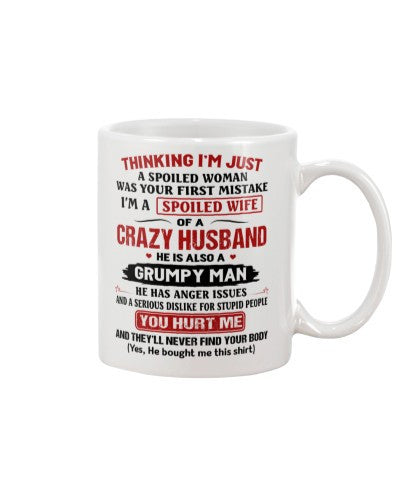 Wife mug thinking spoiled wife grumpy ngvt