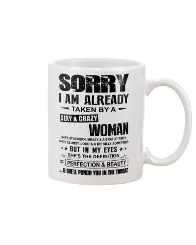 Husband mug sorry eyes beauty woman ntmn