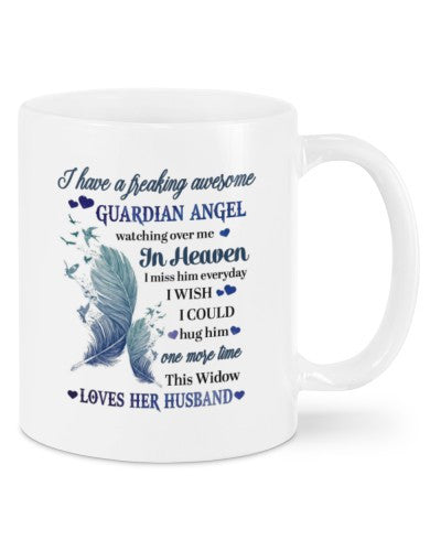 Husband mug-mug heaven widow husband dduc ntmn