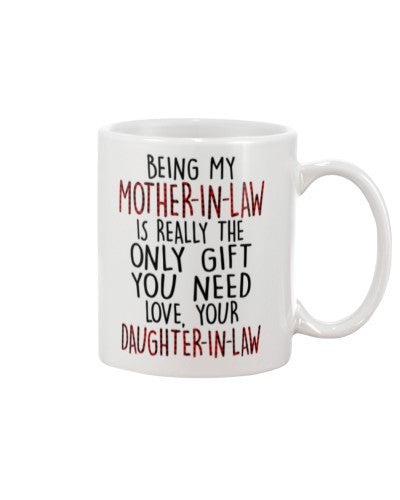 Daughter In Law mug motheril gift daughteril dcuc httv