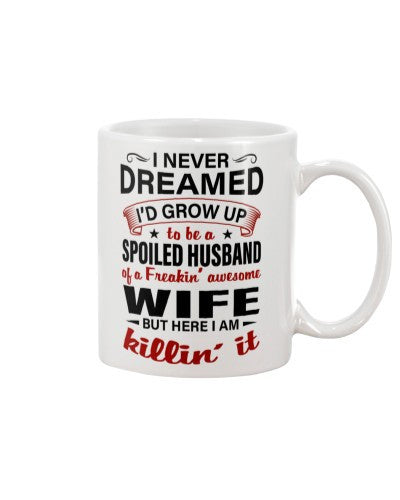 Husband mug dreamed husband wife diub ntmn