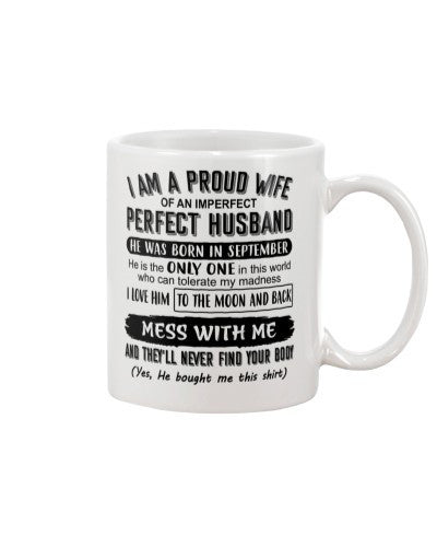 Husband mug wife perfect husband september onlyone ntmn