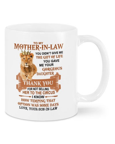 Daughter In Law mug-mug motheril know sonil ddub htte