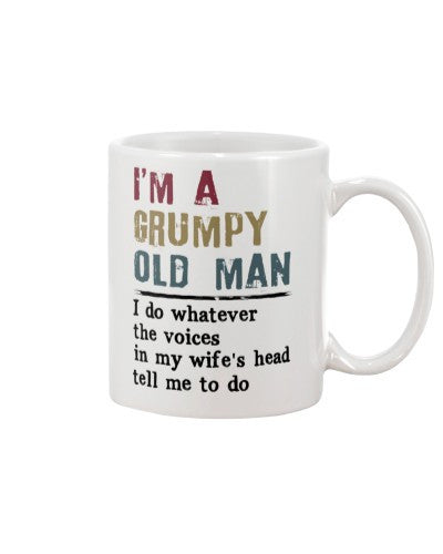 Wife mug grumpy oldman tell wife lchv