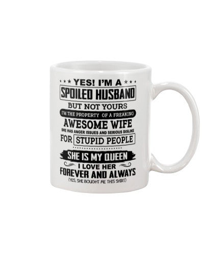 Grandfather mug tqh yias husband wife love forever