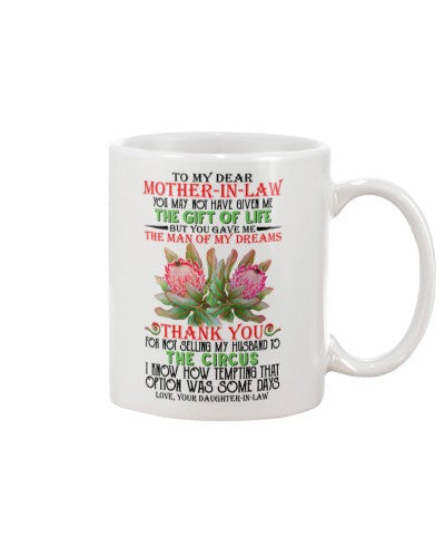 Daughter In Law mug mother in law the gift daughter ngvtt