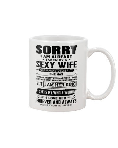 Husband mug sorry sexy wife tattoos world ngvt