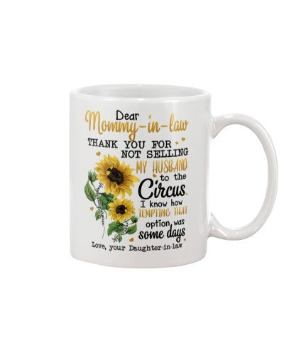 Daughter In Law mug mommy inlaw circus daughter ntmn 1