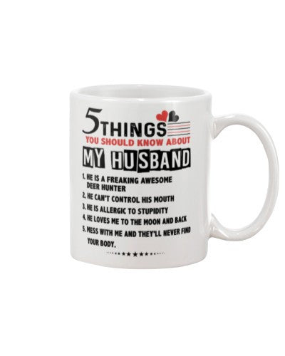 Husband mug 5things husband awesome dauc vttn