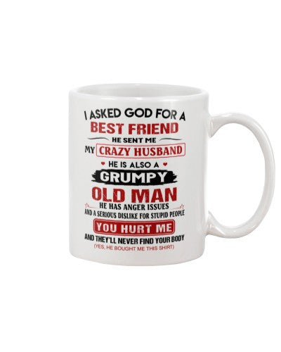 Wife mug iag husband grumpy bestfriend httee