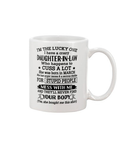 Daughter In Law mug ilto crazy daughter in law march htte