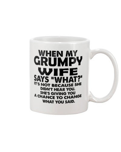 Husband mug grumpy wife change bth ngvt