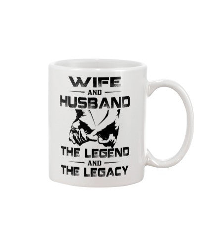 Wife mug wife husband legend and legacy htte