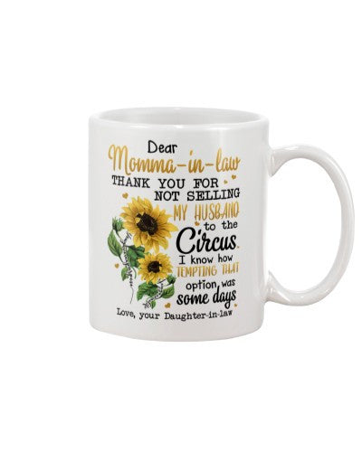 Daughter In Law mug momma inlaw circus daughter ntmn 1