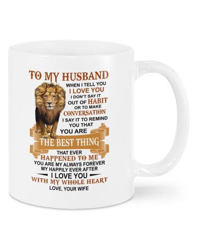 Husband mug-mug husband remind wife deub htteh