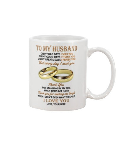 Husband mug husband wife thanku dhua lchv