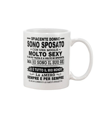 Wife mug italian spiacente donne ntmn