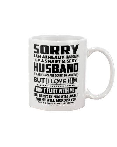 Husband mug sorry husband ilovehim ngvt