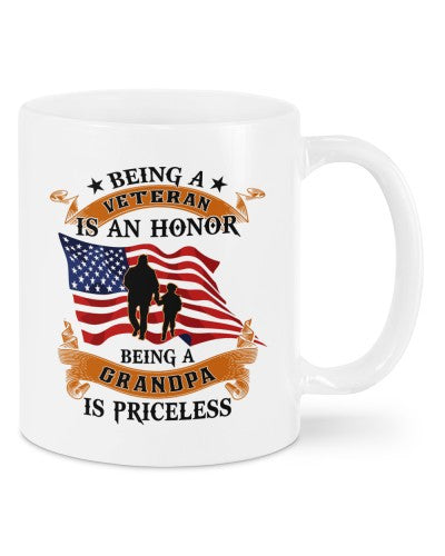 Grandfather mug veteran grandpa priceless dcua htteh