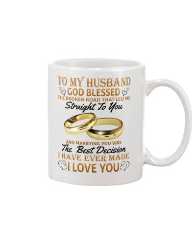Husband mug husband wife straight best decision htte 1