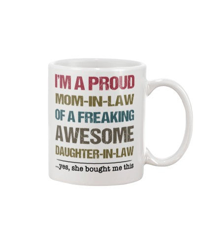 Daughter In Law mug mom inlaw freaking daughter inlaw htte