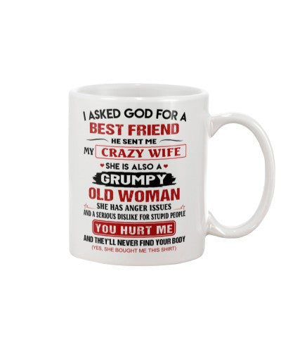 Wife mug iag wife grumpy bestfriend httee