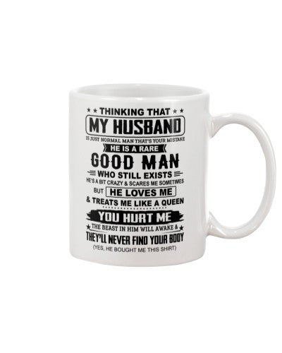 Husband mug thinking husband helovesme ntmn