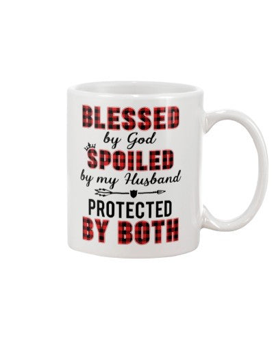 Husband mug blessed by god my husband ntmn
