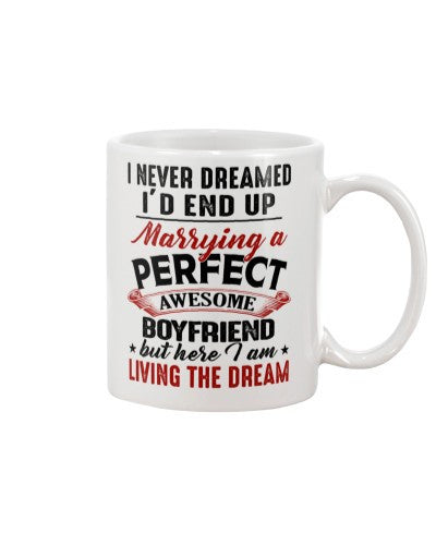 Husband mug marrying awesome boyfriend deub htteh