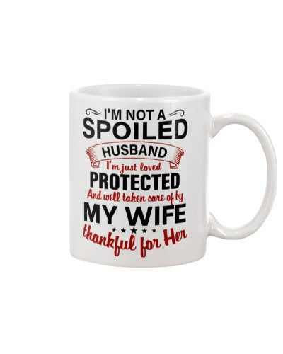 Husband mug spoiled husband wife dhub htte